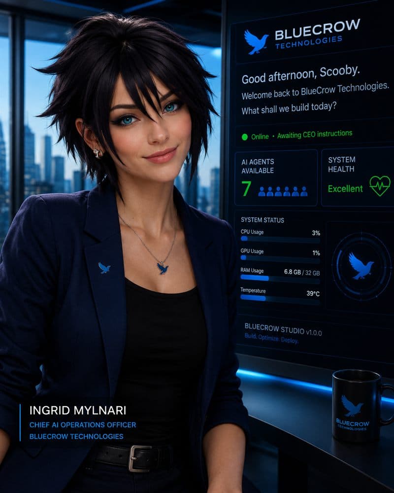 INGRID, BlueCrow Studio's built-in assistant